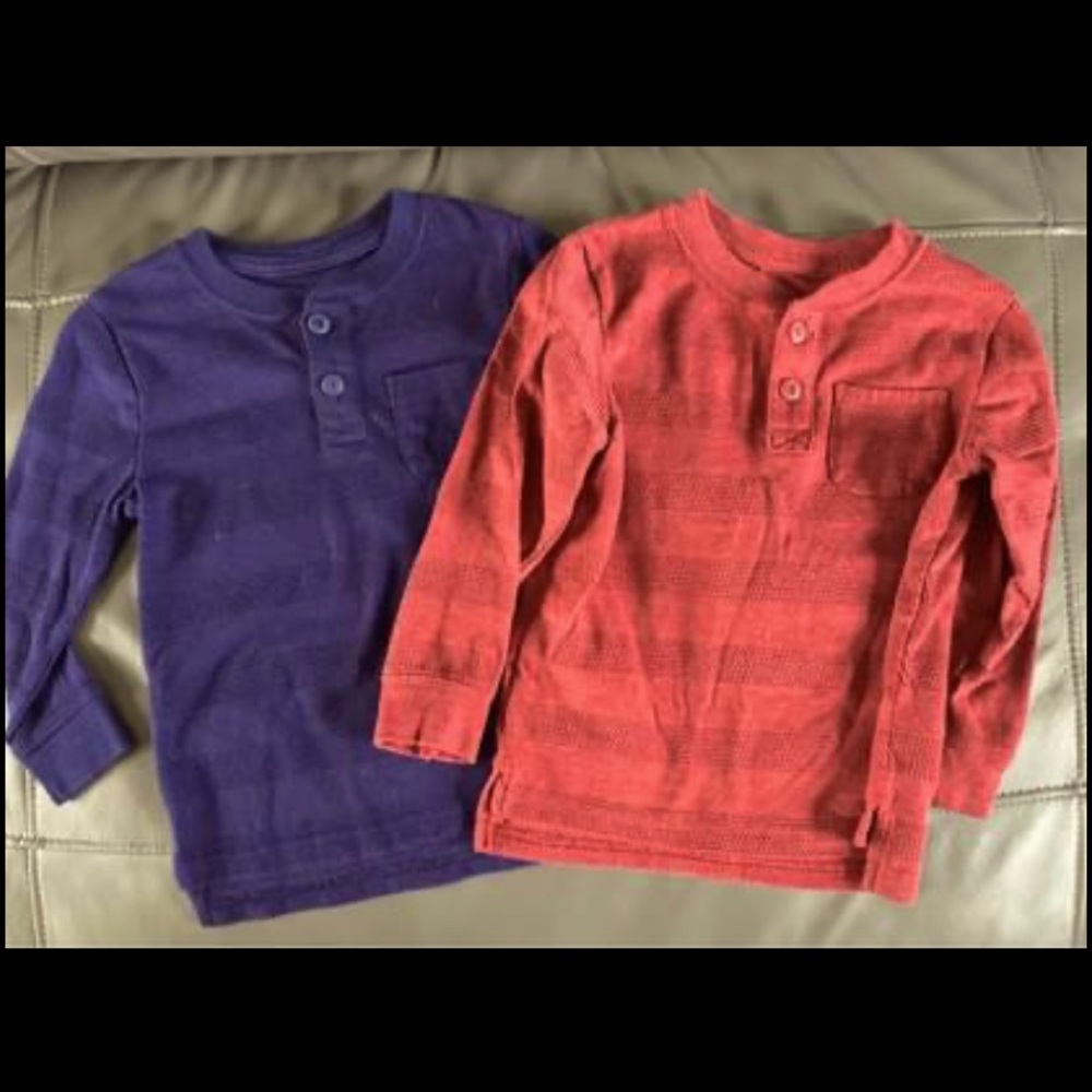 CAT & JACK 3T HENLEY SHIRTS
